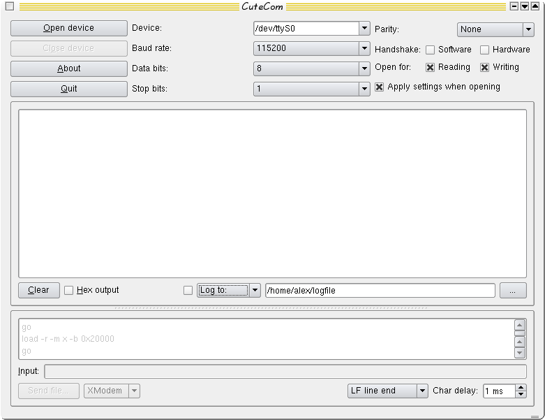 usb serial emulator linux